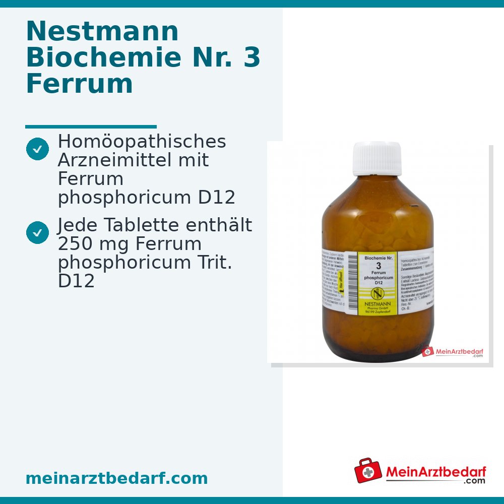 Biochemie 3 Ferrum phosphoricum D12 Tabletten 100 stuks