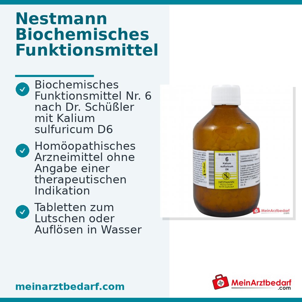 Biochimica Kalium sulfuricum D6 250 mg compresse 100 pezzi