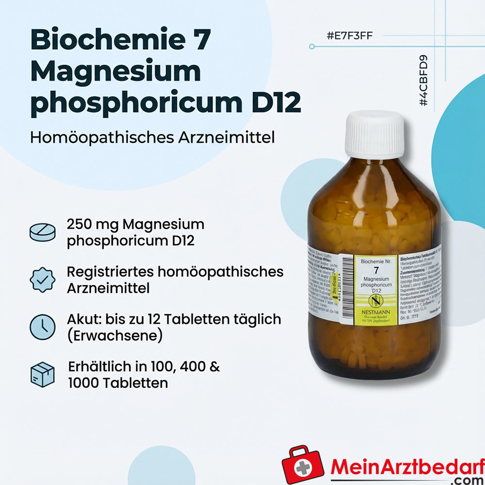 Biochemie 7 Magnesium phosphoricum D12 250 mg Tabletten 100 St.