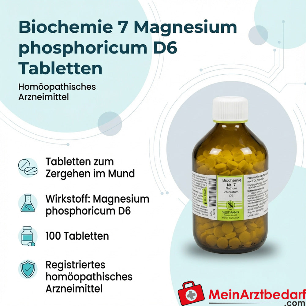 Biochimie 7 Magnesium phosphoricum D6 comprimés 100 pièces