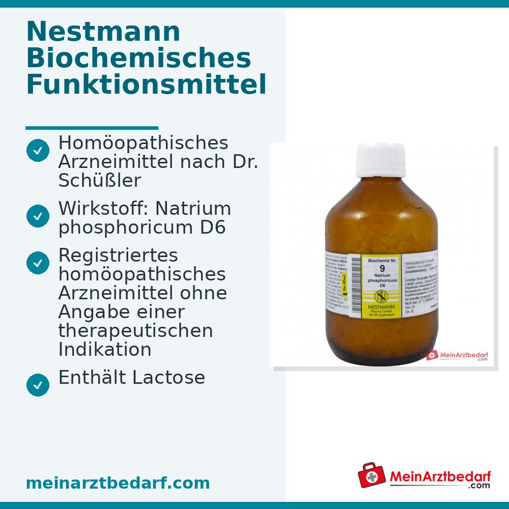Biochemie 9 Natrium phosphoricum D6 Tabletten 250 mg 100 Stück
