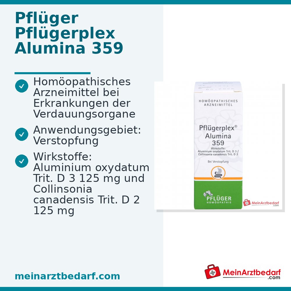 Pflügerplex® Alumina 359 Tabletten homeopathisch met Adonis vernalis