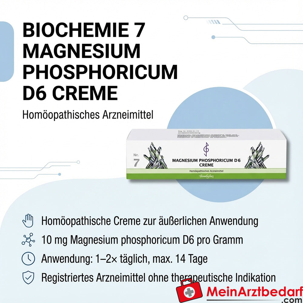 Biochemie 7 Magnesium phosphoricum D6 crème 10 mg/g
