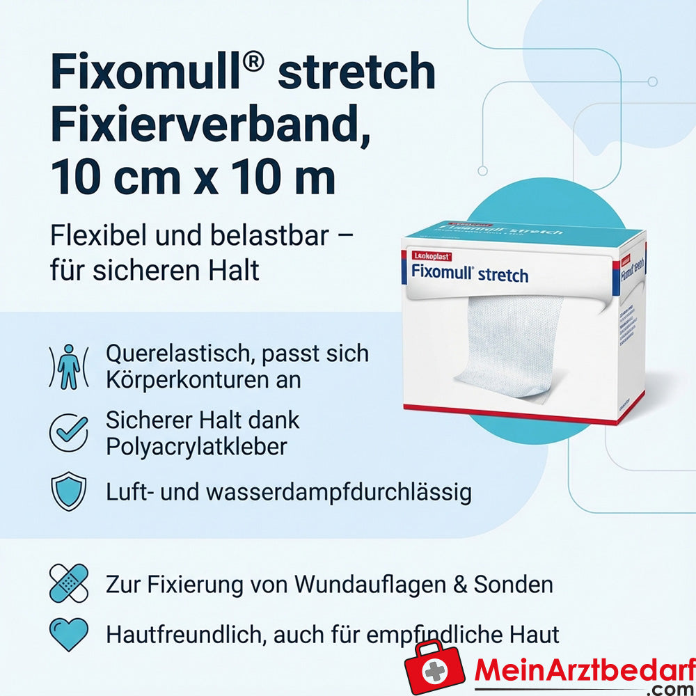 Fixomull® stretch Fixierverband 10 cm x 10 m