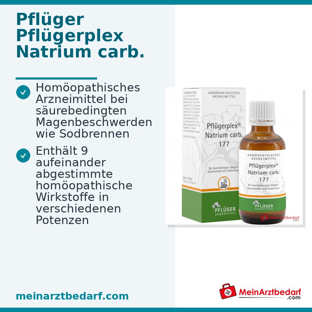 Pflügerplex Natrium carbonicum 177 Tropfen homöopathisches Arzneimittel
