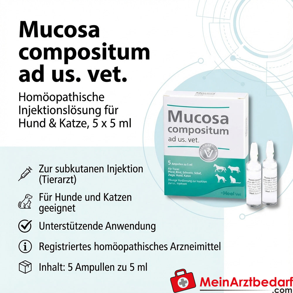 Mucosa comp ad us vet 5 x 5 ml