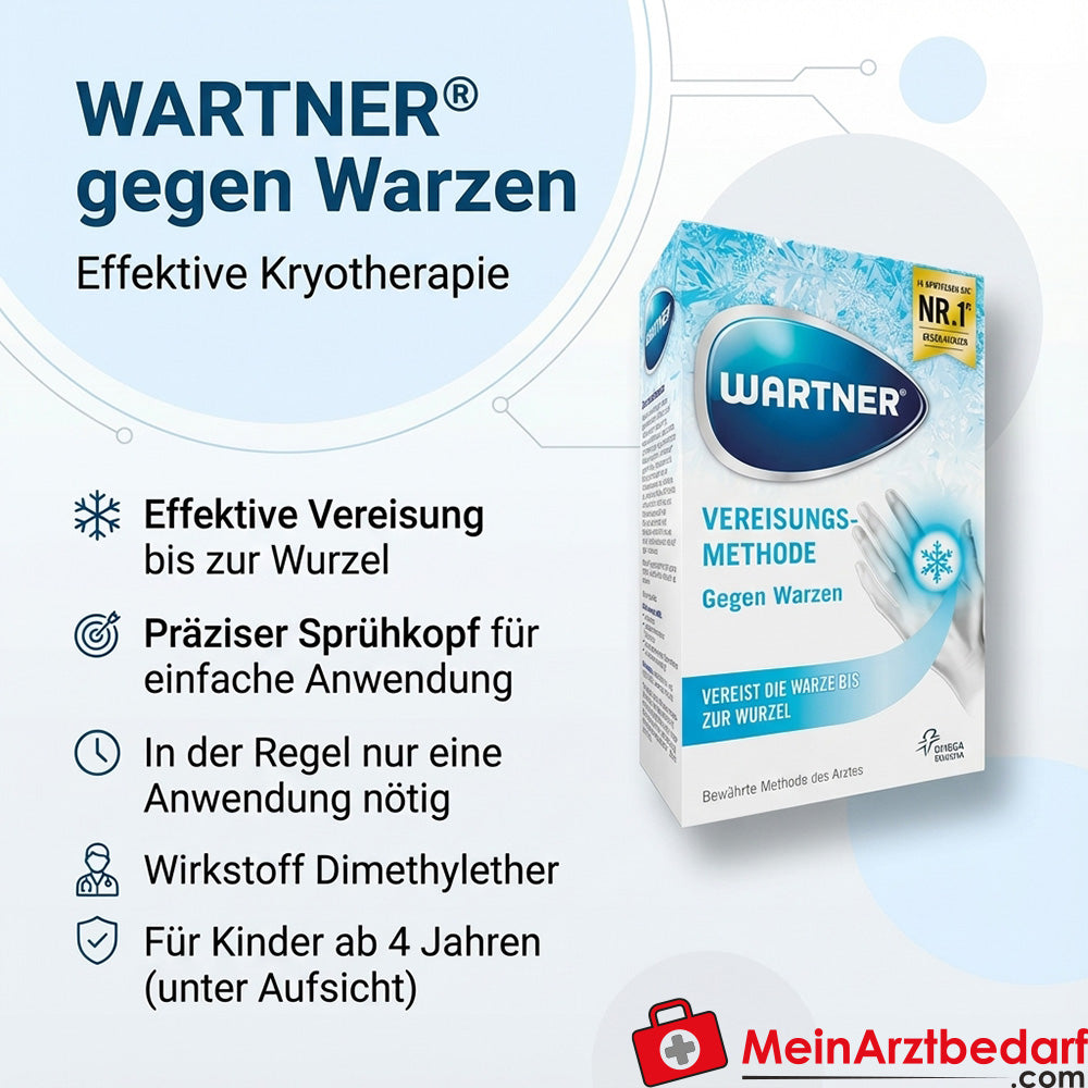 Wartner Warzenvereisungsspray Dimethylether Sprühdose 50 ml
