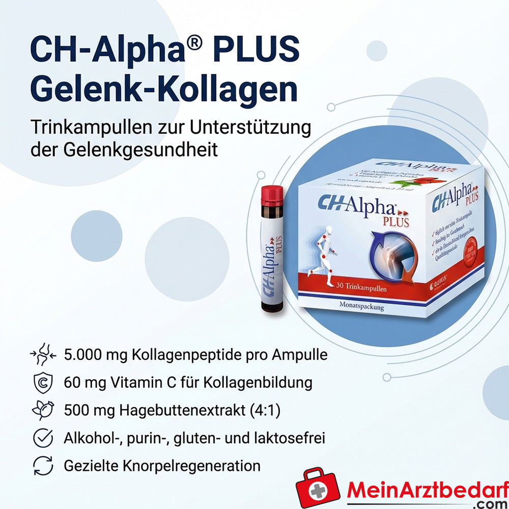CH-Alpha PLUS Colágeno Articular 5.000 mg ampollas para beber 30 unidades