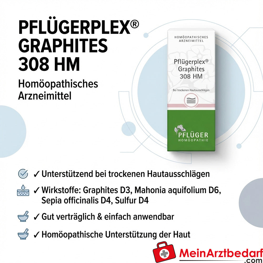 Pflügerplex Graphites 308 HM Graphites D3 homöopathisches Arzneimittel
