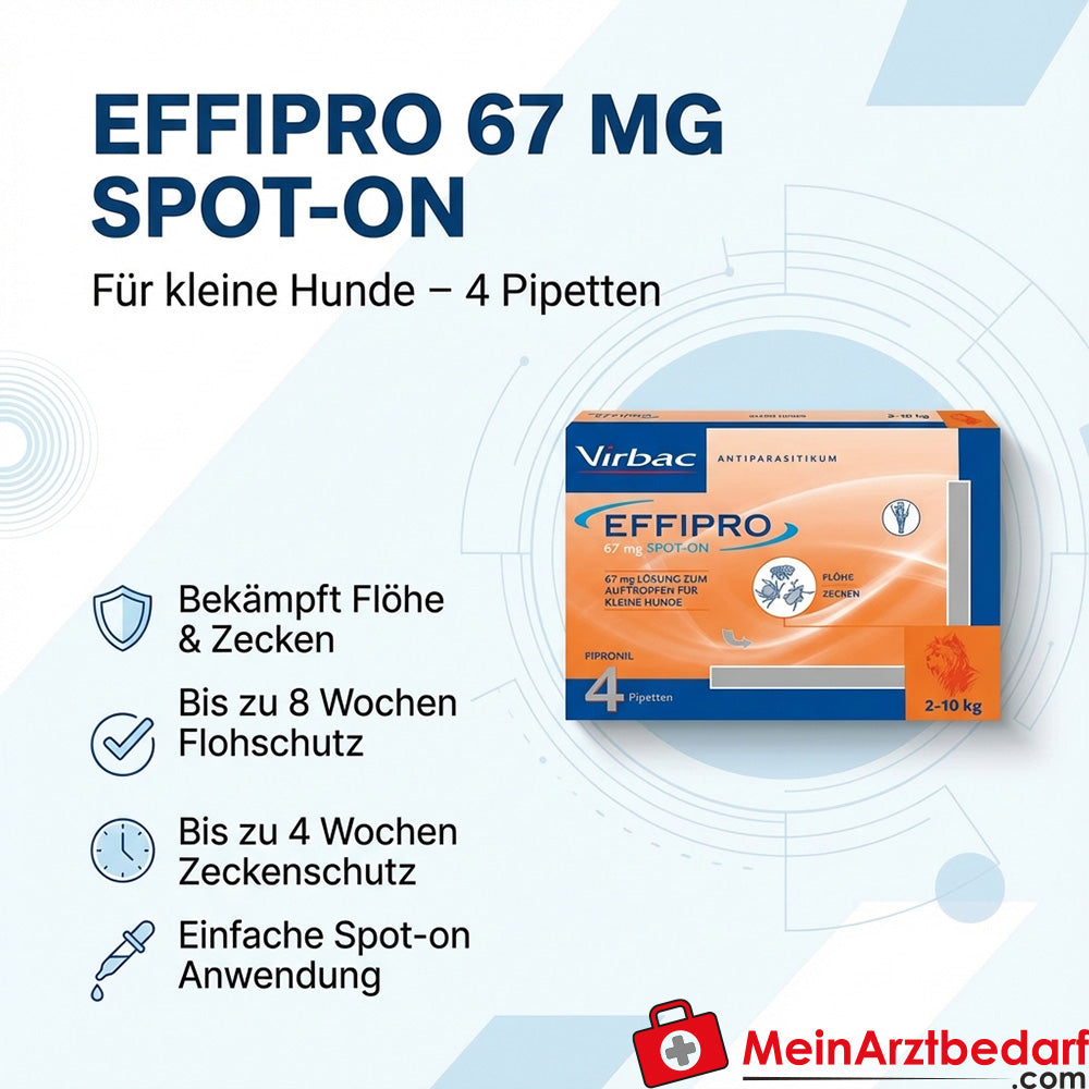 Effipro 67mg vet kl hu pip, 4 St
