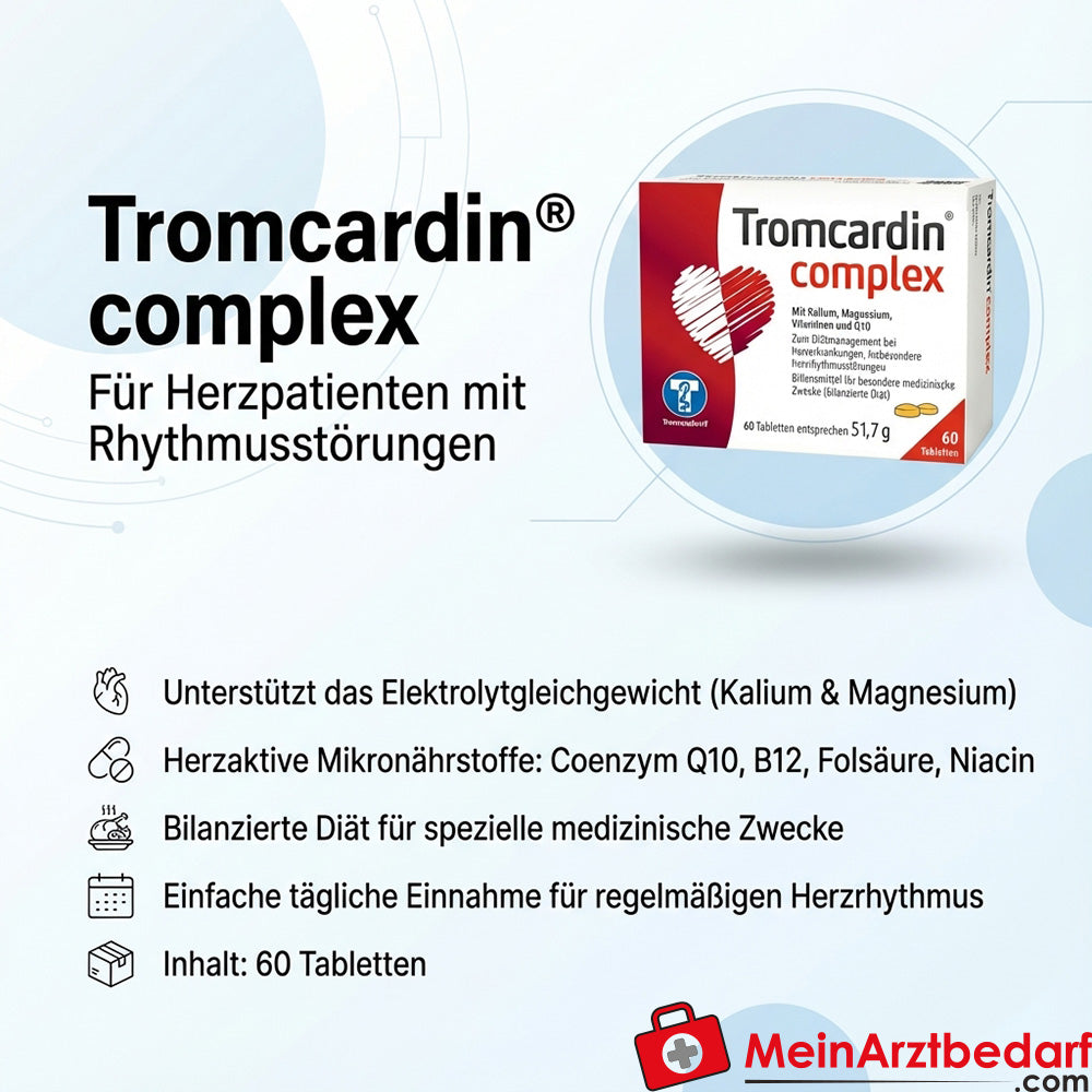 Tromcardin® complex Ubidecarenone 15 mg Tabletki z potasem i magnezem 60 sztuk