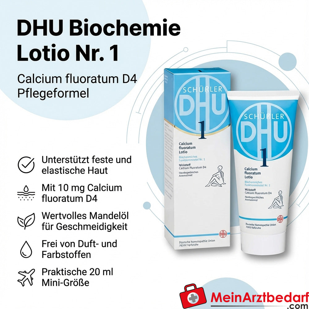 DHU Biochemie Lotio Nr. 1 Calcium fluoratum D4 Lotion 20 ml