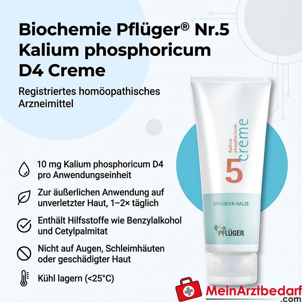 Biochimica Pflüger n. 5 Potassio fosforico D4 10 mg Crema