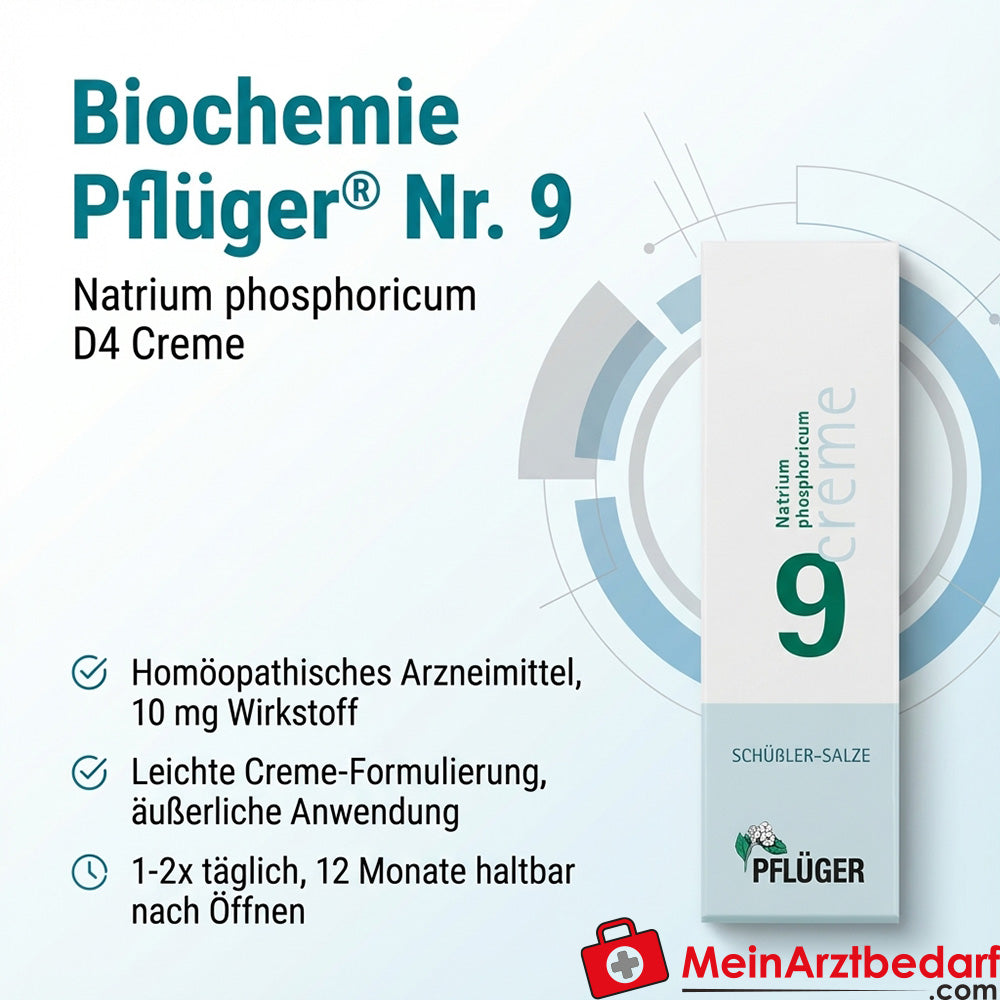 Biochemie Pflüger® Nr. 9 Natrium phosphoricum D4 10 mg crème