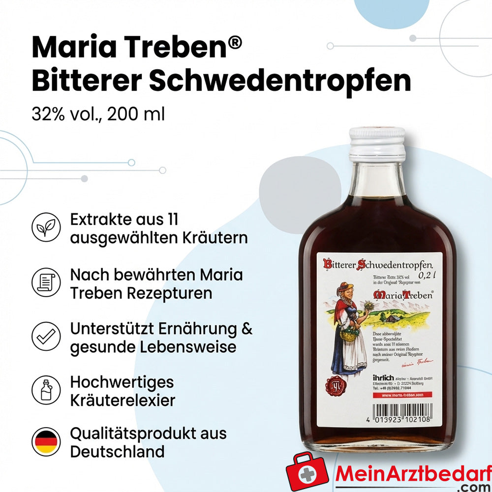 Maria Treben Bitterer Schwedentropfen 32% vol. Tropfen 200 ml