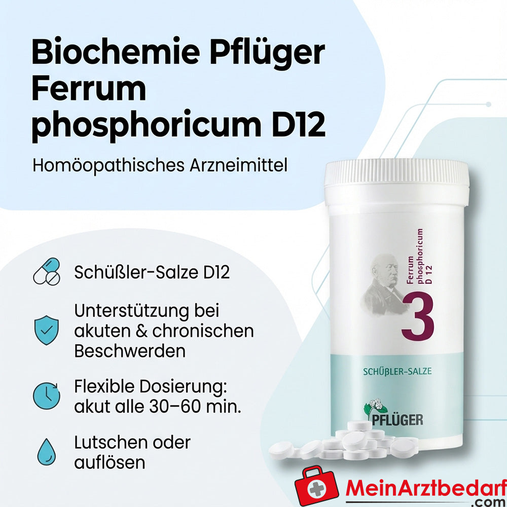 Biochemie Pflüger Nr. 3 Ferrum phosphoricum D12 Tabletten 400 Stück