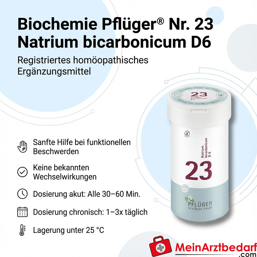 Biochemie Pflüger Nr. 23 Natrium bicarbonicum D6 Tabletten