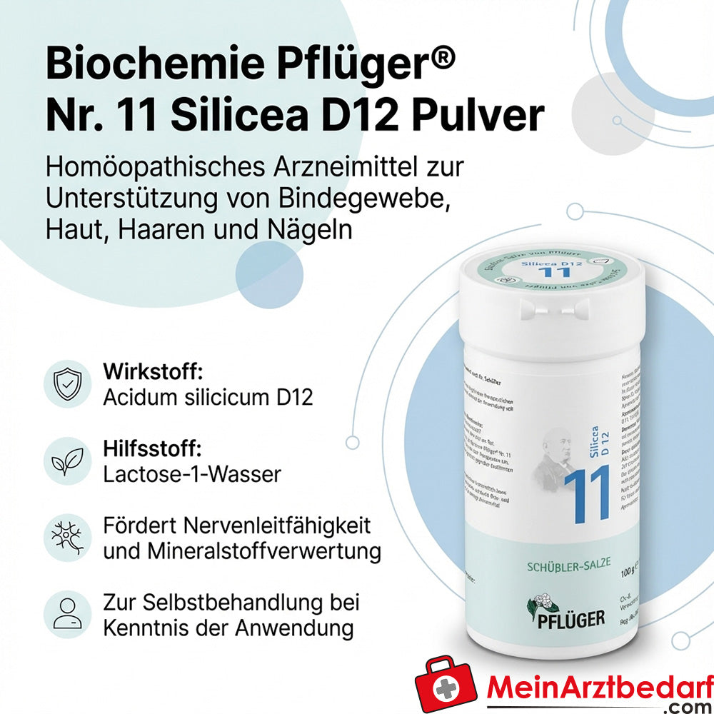 Biochemie Pflüger® Nr. 11 Silicea D12 Poeder 1000 mg