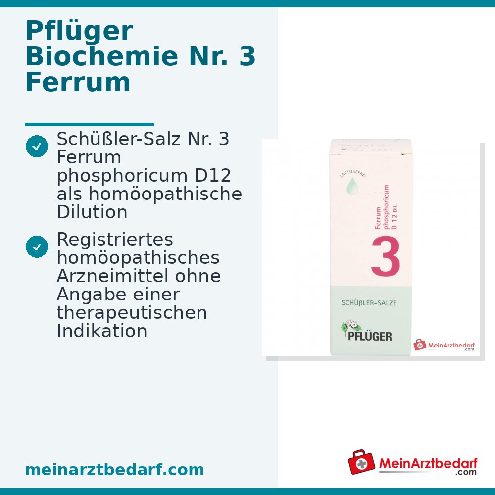 Biochemie Pflüger Ferrum phosphoricum D12 krople 20 ml