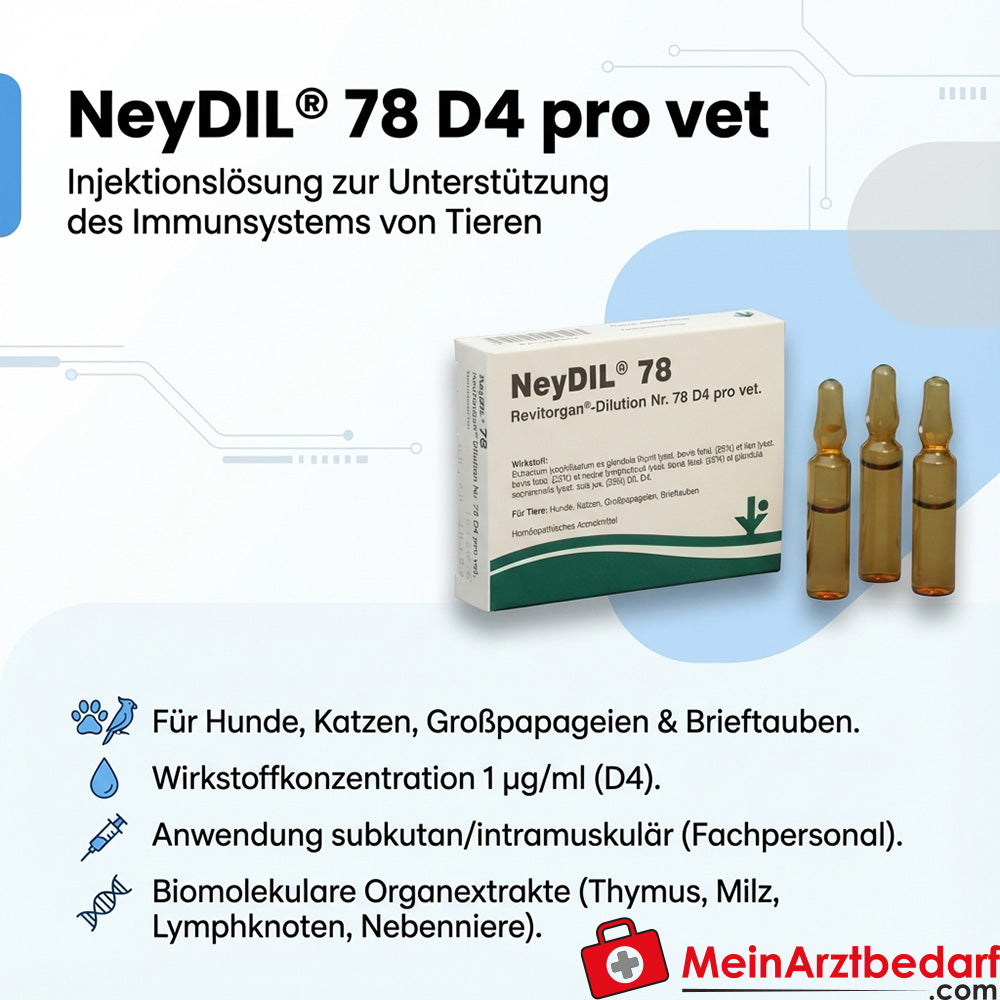 NeyDIL nr. 78 D4 pro vet 1 µg/ml oplossing voor injectie 5 x 2 ml