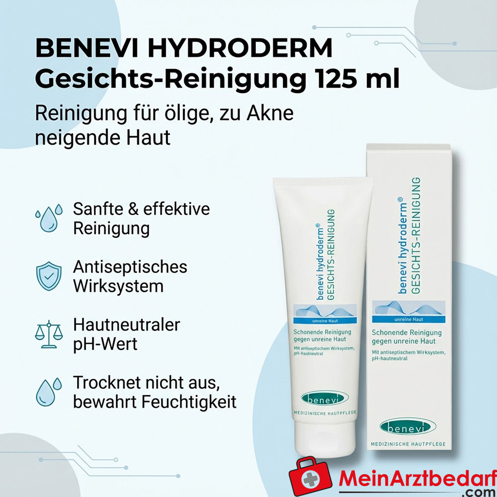 BENEVI HYDRODERM Gesichts-Reinigung Betain und Undecylenoyl-Glycin 125 ml
