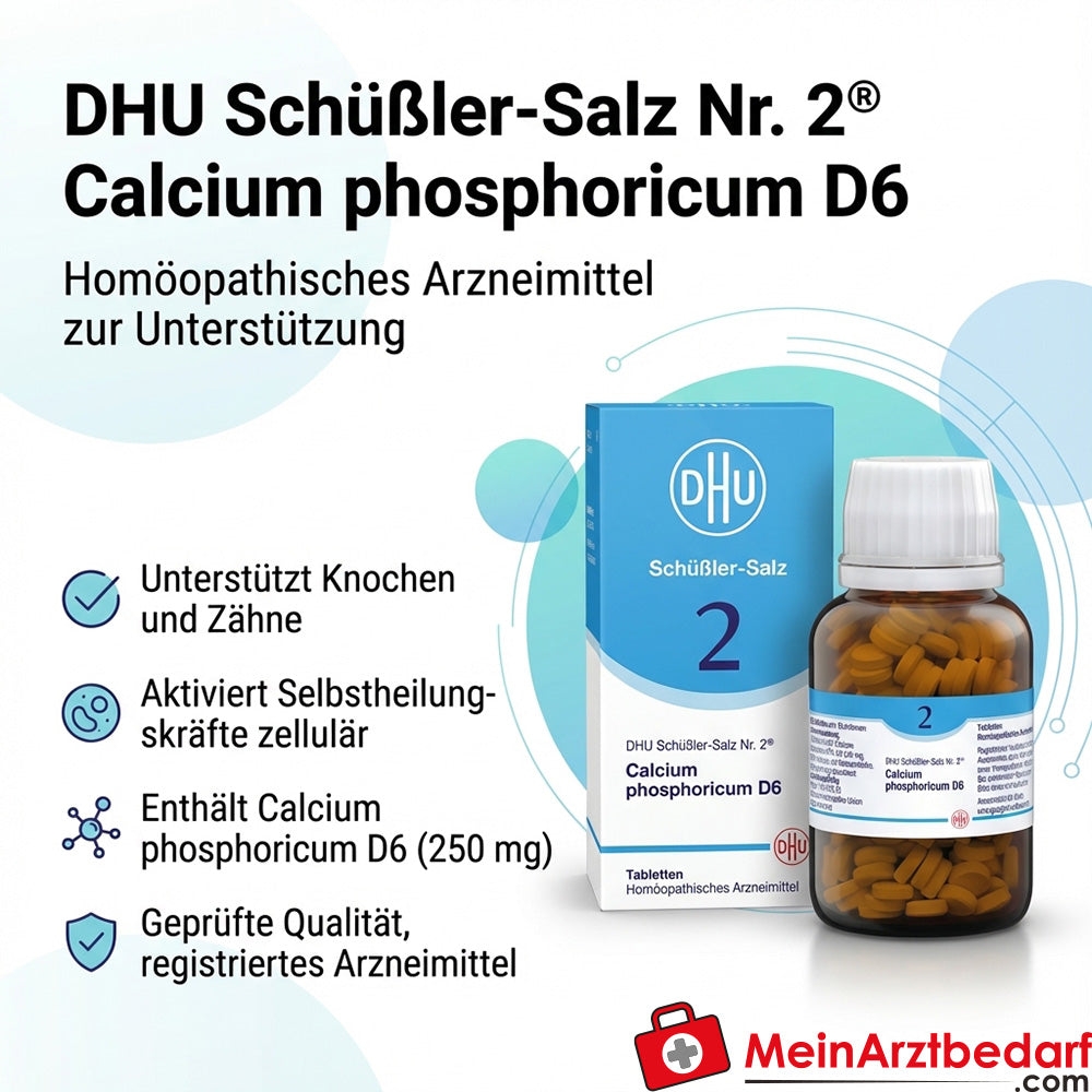 DHU Schuessler Salt No. 2 Calcium phosphoricum D6 Tabletki