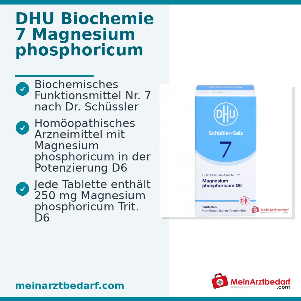 DHU Sal de Schuessler nº 7 Magnesium phosphoricum D6 remedio homeopático