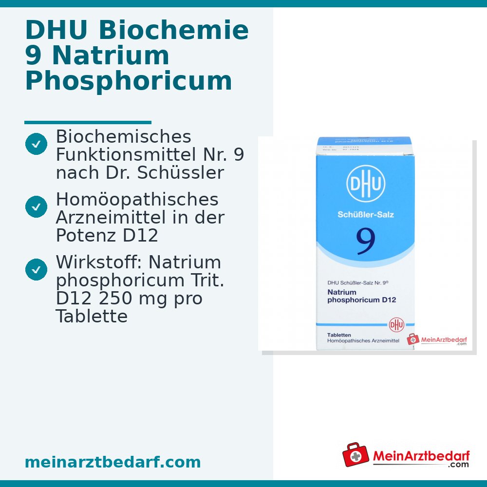 DHU Biochemie Natrium phosphoricum D12 250 mg Tabletten