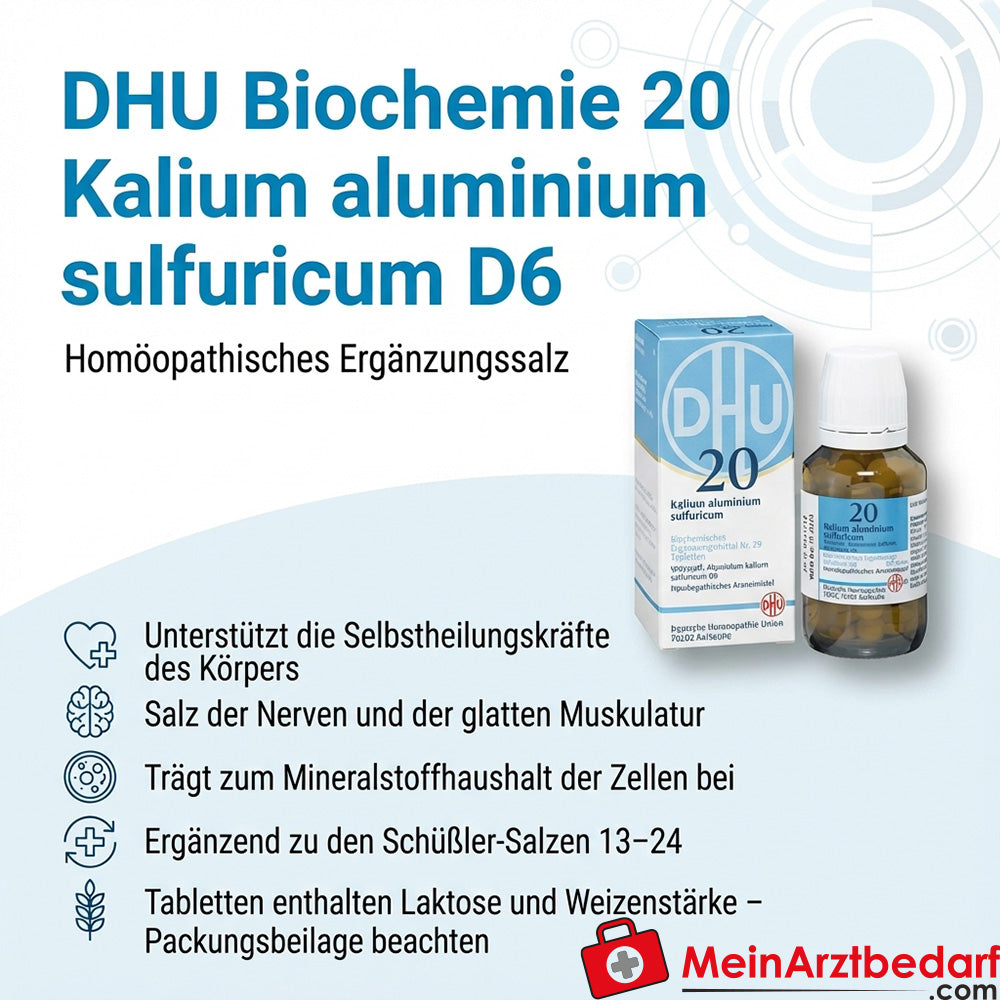 DHU Biochemie Kalium aluminium sulfuricum D6 Tabletten