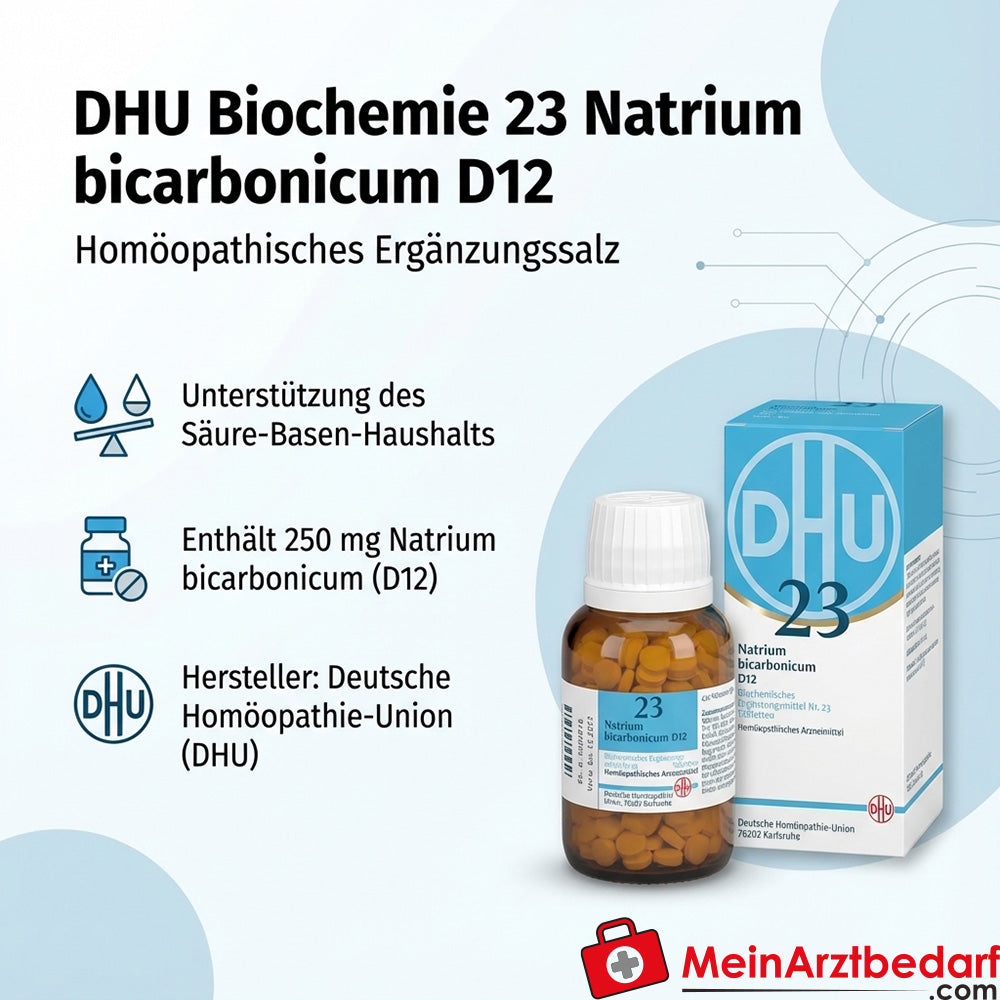 DHU Biochemie 23 Natrium bicarbonicum D12 Tabletten