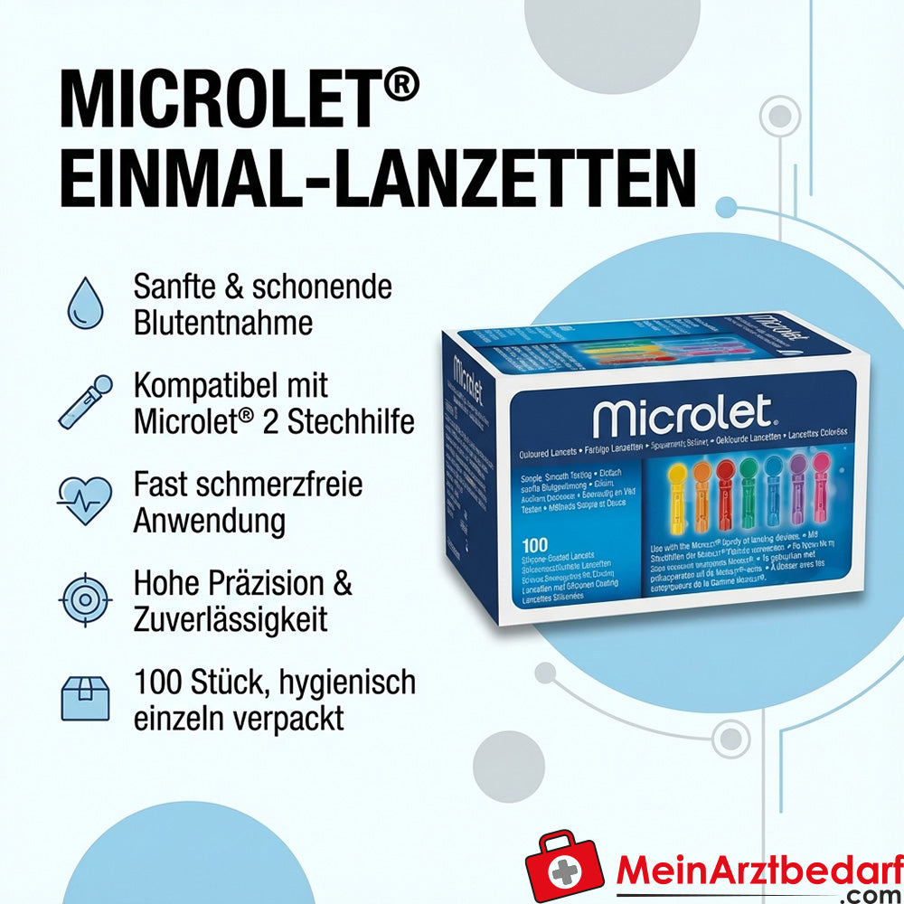 Nakłuwacze Microlet Nakłuwacze jednorazowe 100 szt.