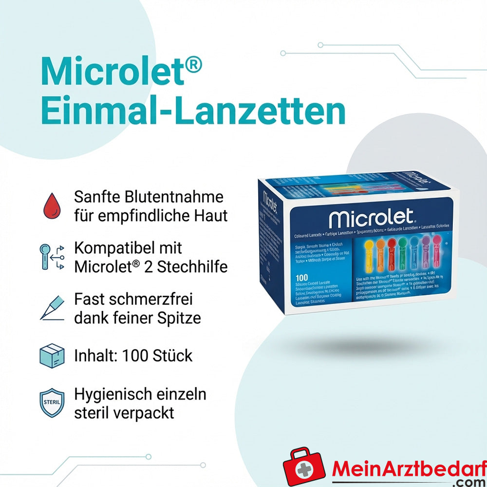 Nakłuwacze Microlet Nakłuwacze jednorazowe 100 szt.