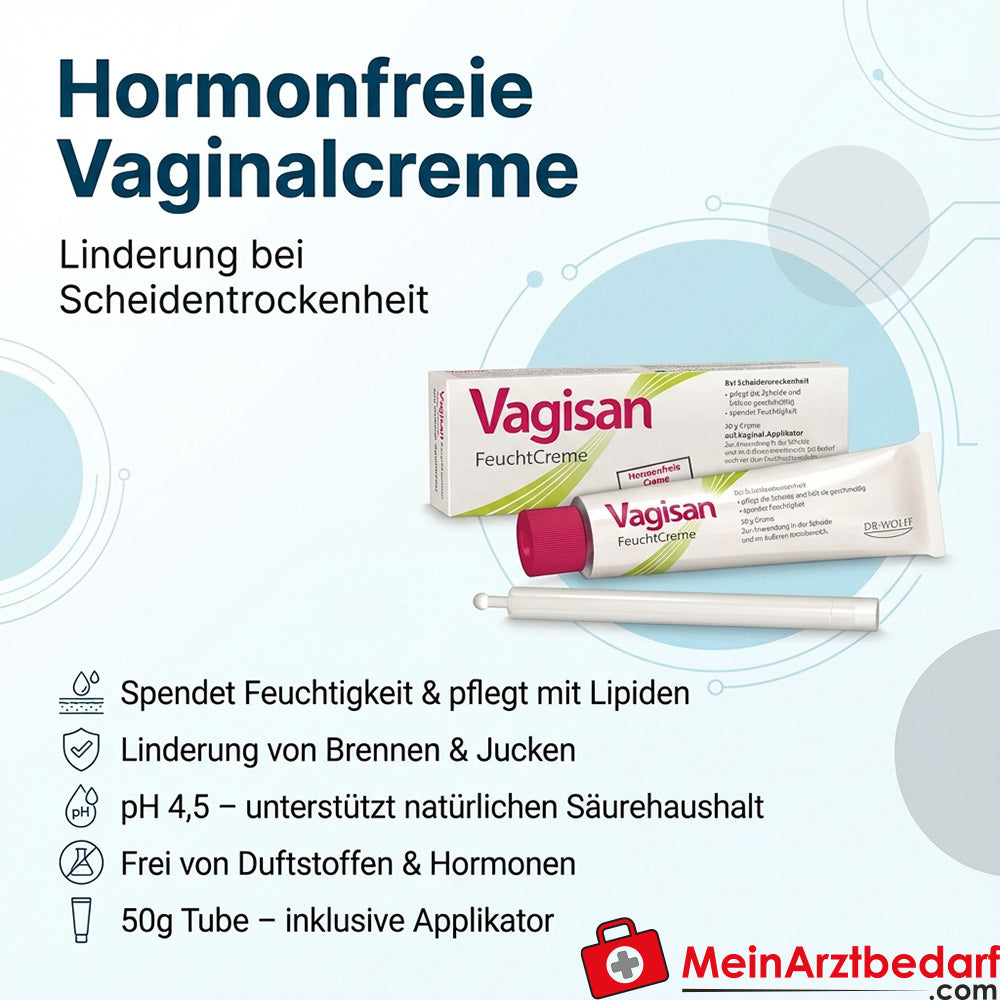 Vagisan FeuchtCreme mit Natrium DL‑lactat und Octyldodecanol Vaginalcreme 50 g