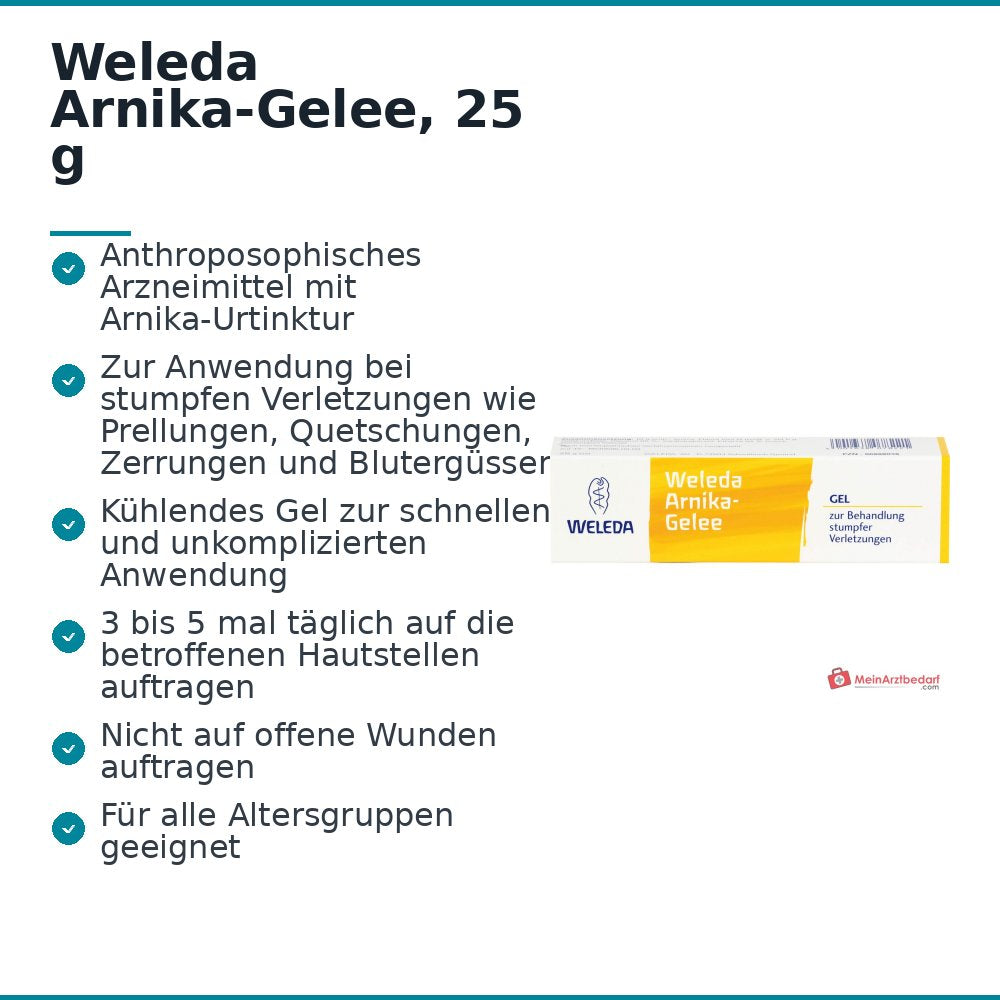 Weleda Gelée à l'Arnica, 25 g
