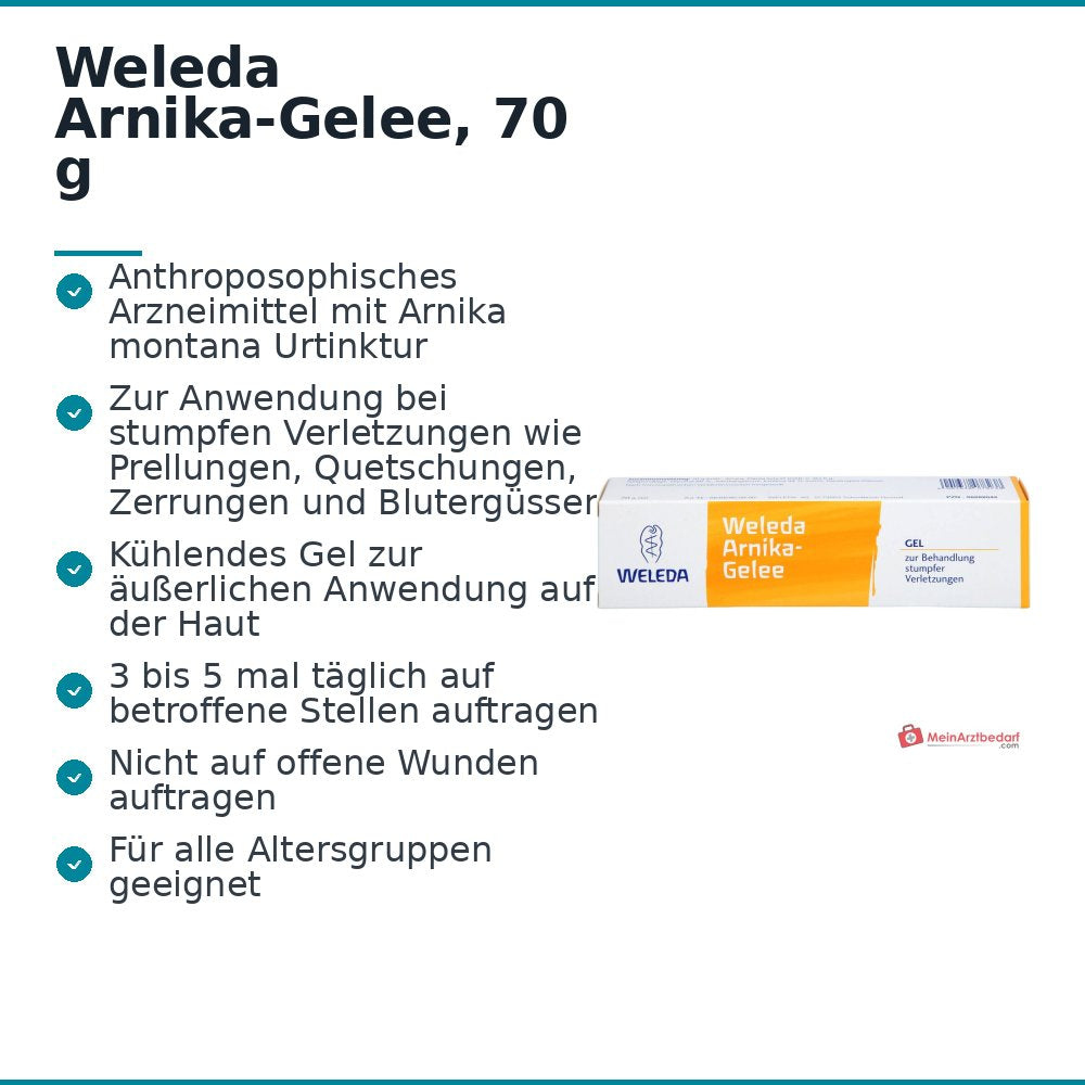 Weleda Arnica-gel, 70 g