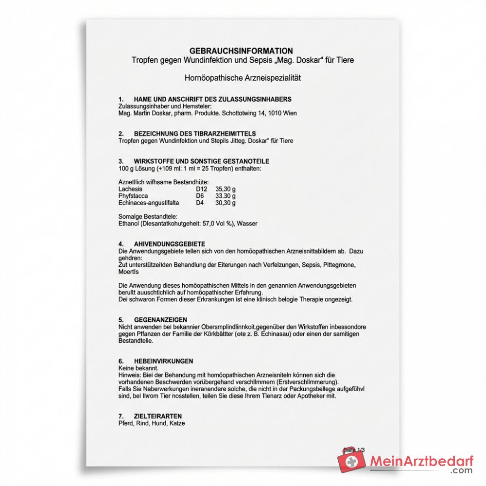 Vomisal 5 vet Psychotria ipecacuanha Dil. C30 Ampułki do wstrzykiwań 40 x 2 ml