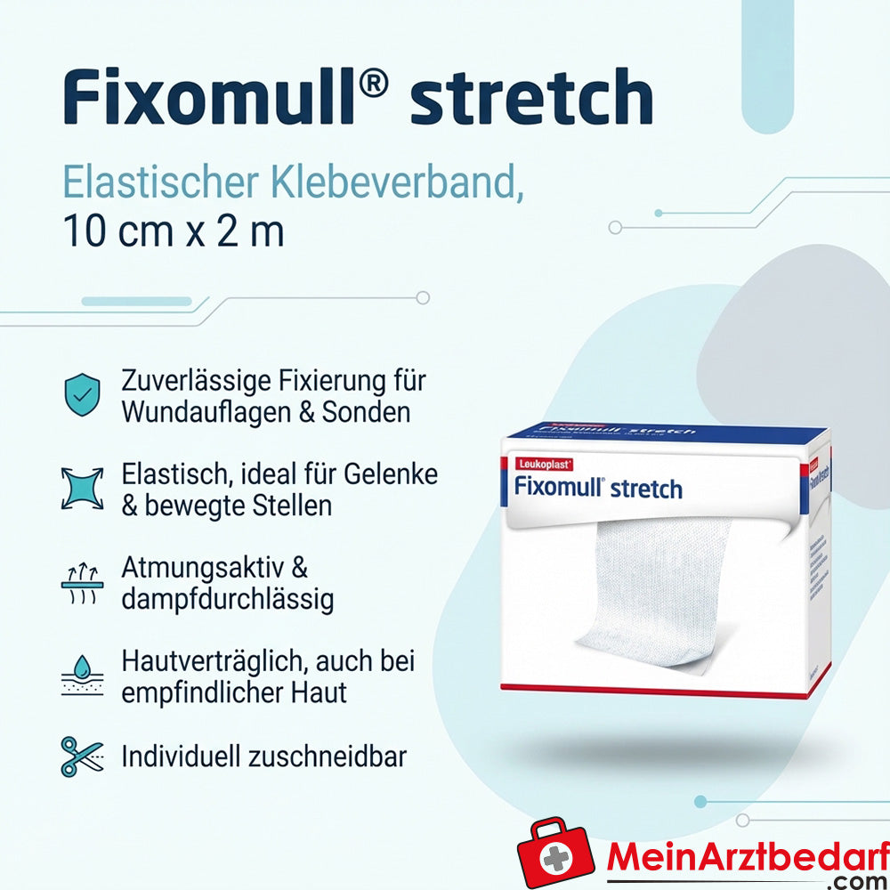 Fixomull Stretch elastischer Klebeverband 10 cm x 2 m