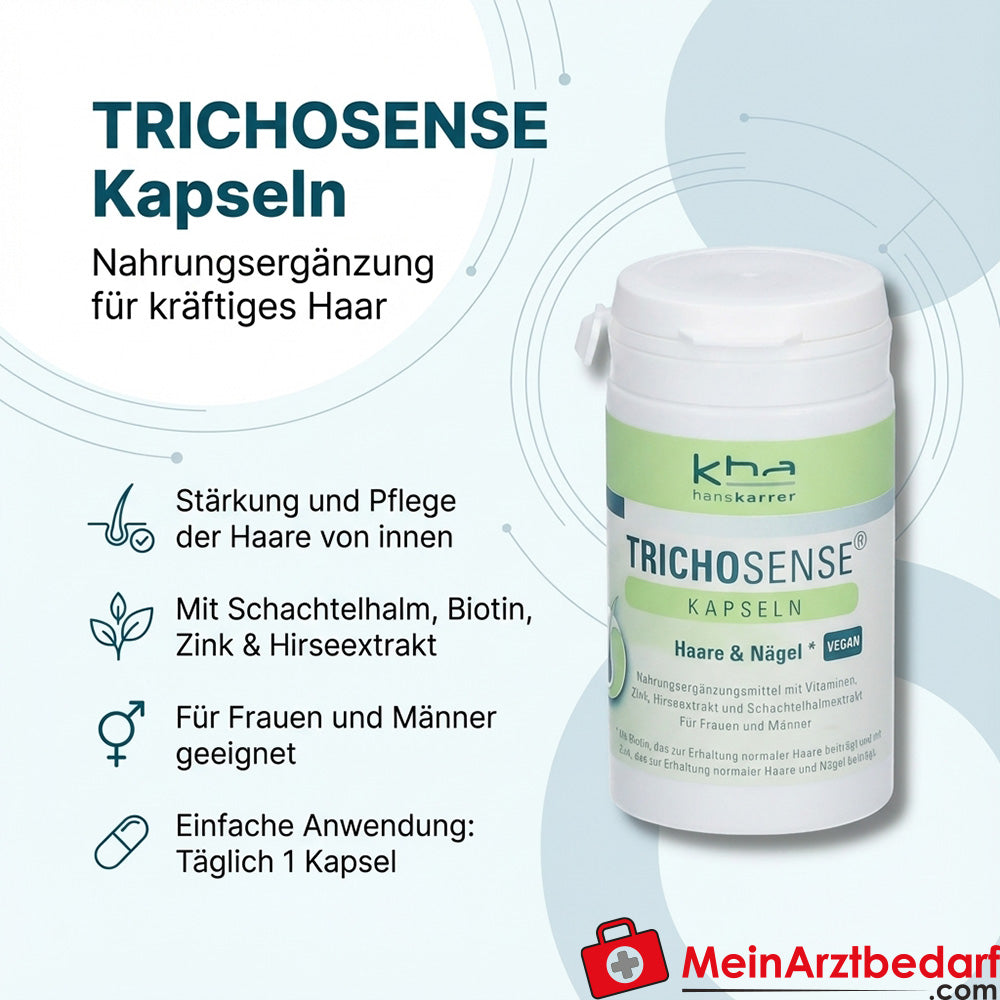 TRICHOSENSE Kapseln Schachtelhalm 250 mg Biotin Zink 60 Stück
