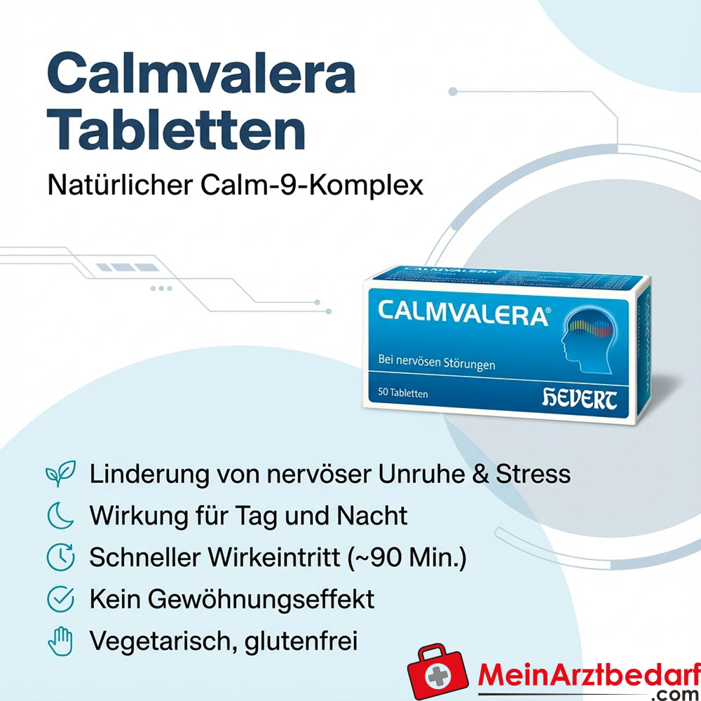 Calmvalera tabletten Calm-9-Complex (9 werkzame bestanddelen) 50 tabletten