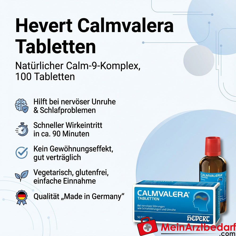 Calmvalera Tabletten Calm‑9‑Komplex 200 Tabletten