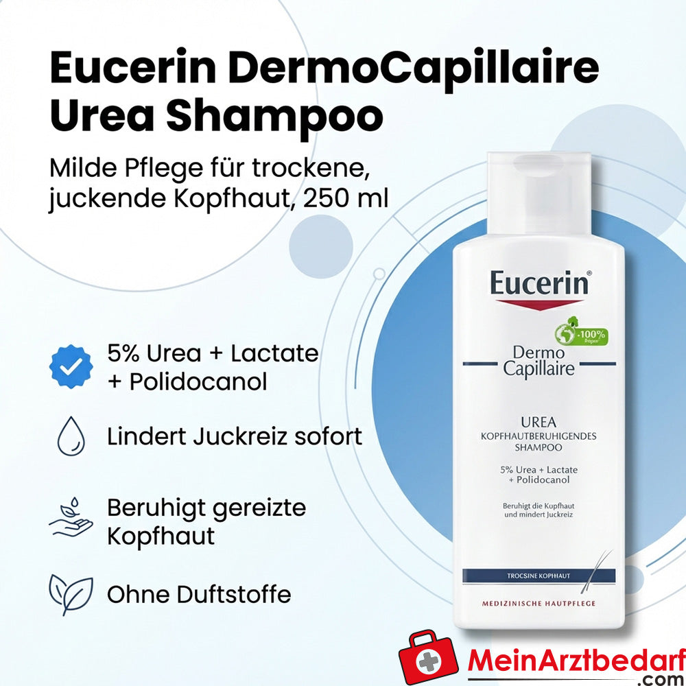 Eucerin DermoCapillaire Urea Kopfhautberuhigendes Shampoo 250 ml