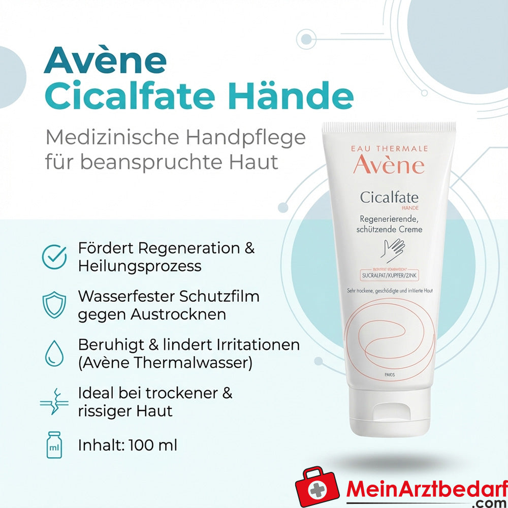 Avène Cicalfate krem do rąk z sukralfatem, siarczanem cynku i miedzi 100 ml