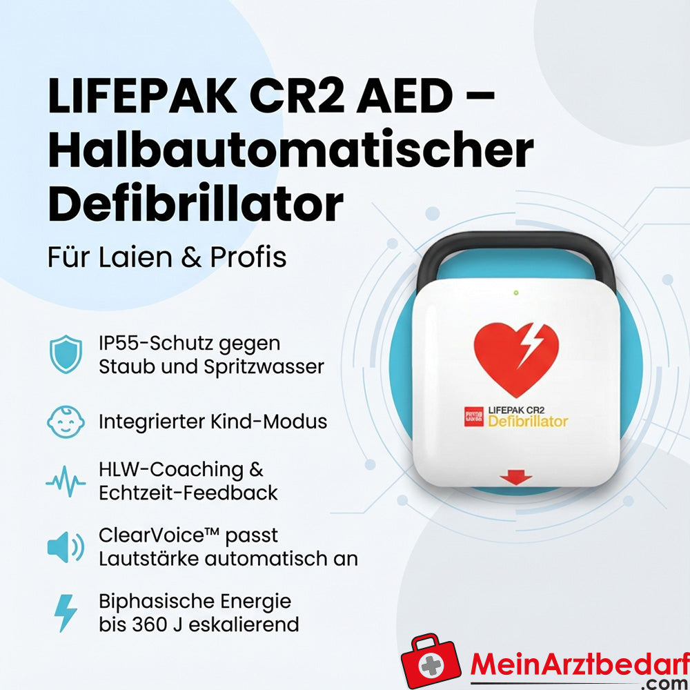 LIFEPAK CR2 defibrillator, USB