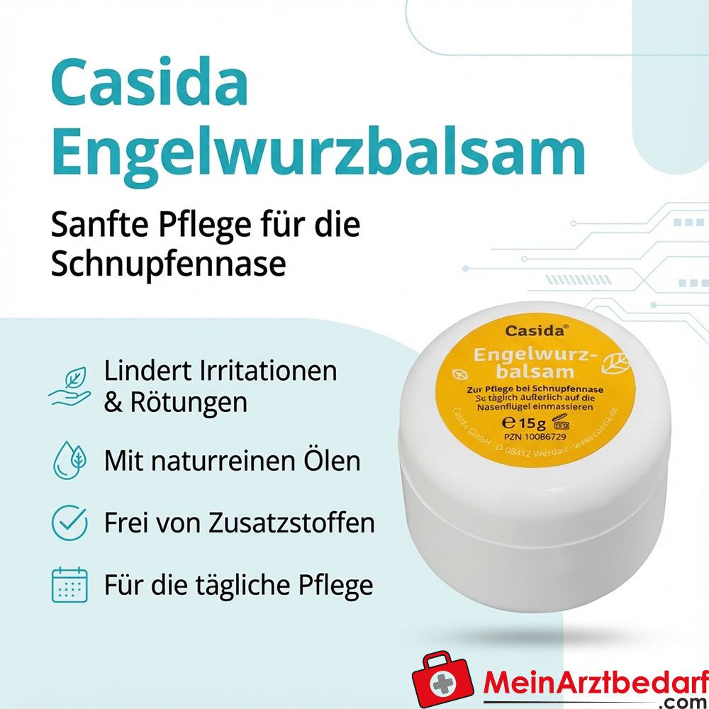 Baume à l'angélique Casida Baume pour la peau irritée du nez