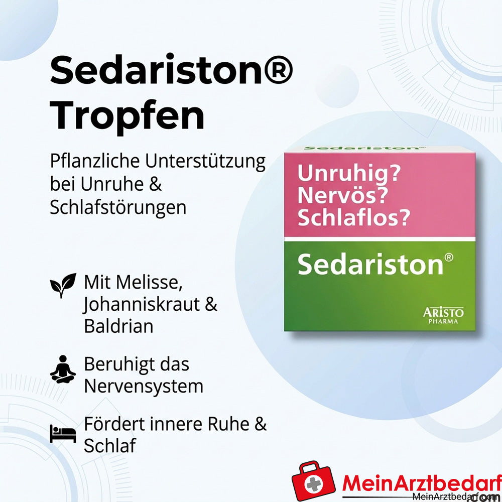Sedariston Tropfen Baldrian Johanniskraut Melisse Extrakte 20 ml