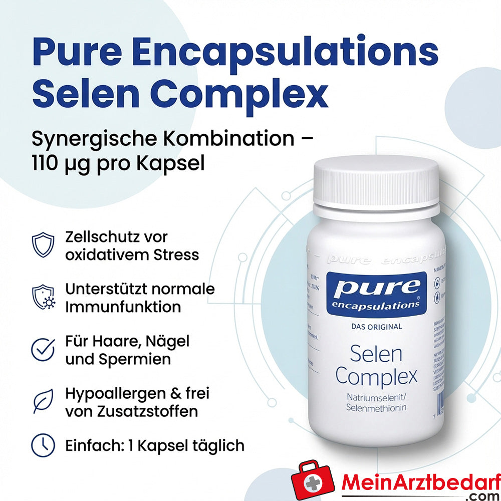 Pure Encapsulations Selen Complex 110 µg Sélénium en gélules