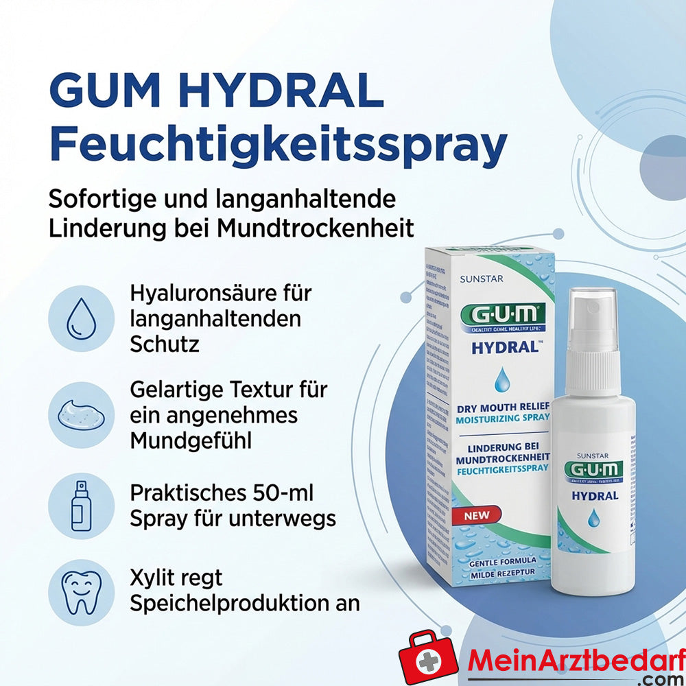 GUM HYDRAL Spray Hidratante Ácido Hialurónico 50 ml