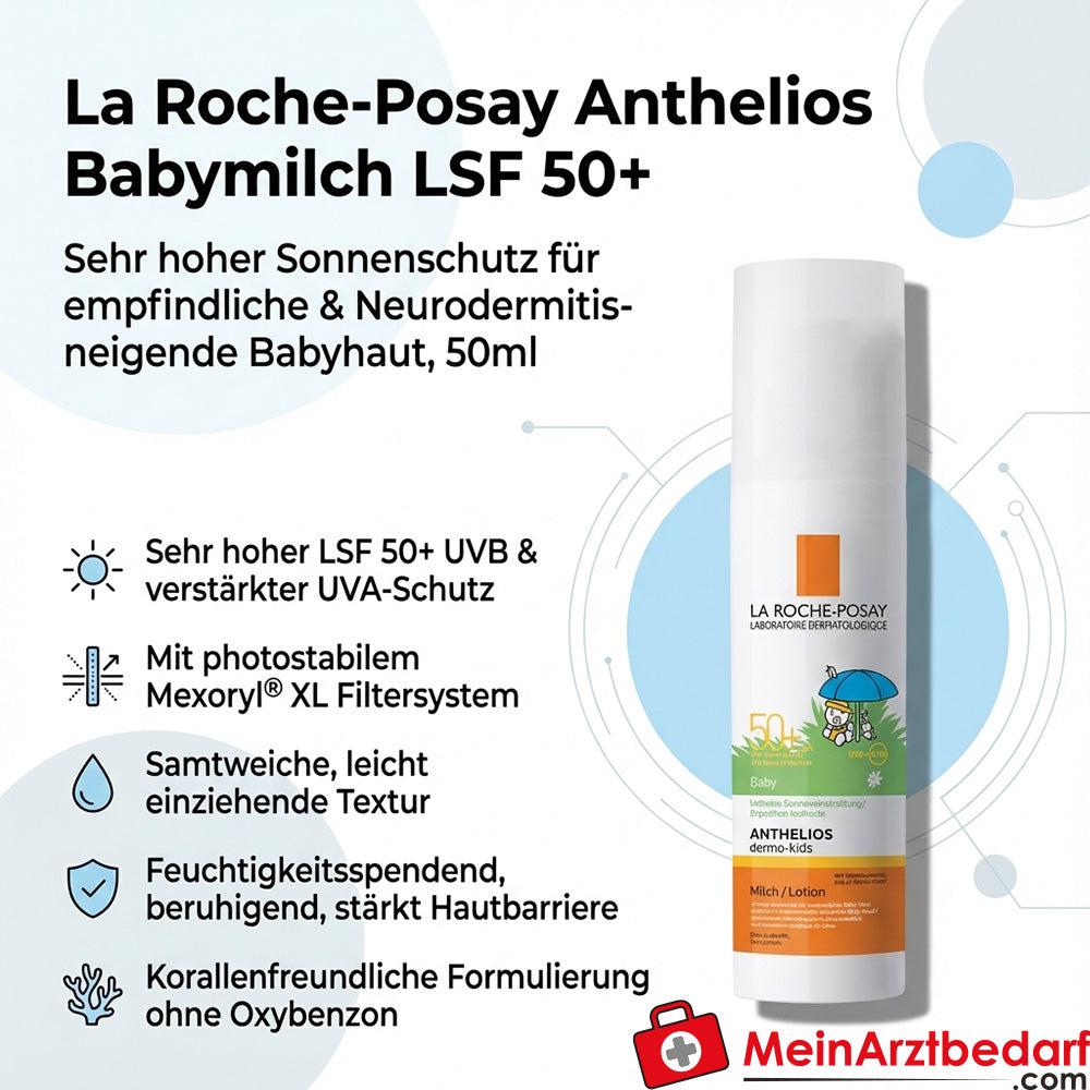 La Roche-Posay Anthelios Babymilch LSF 50+ Sonnenmilch 50 ml