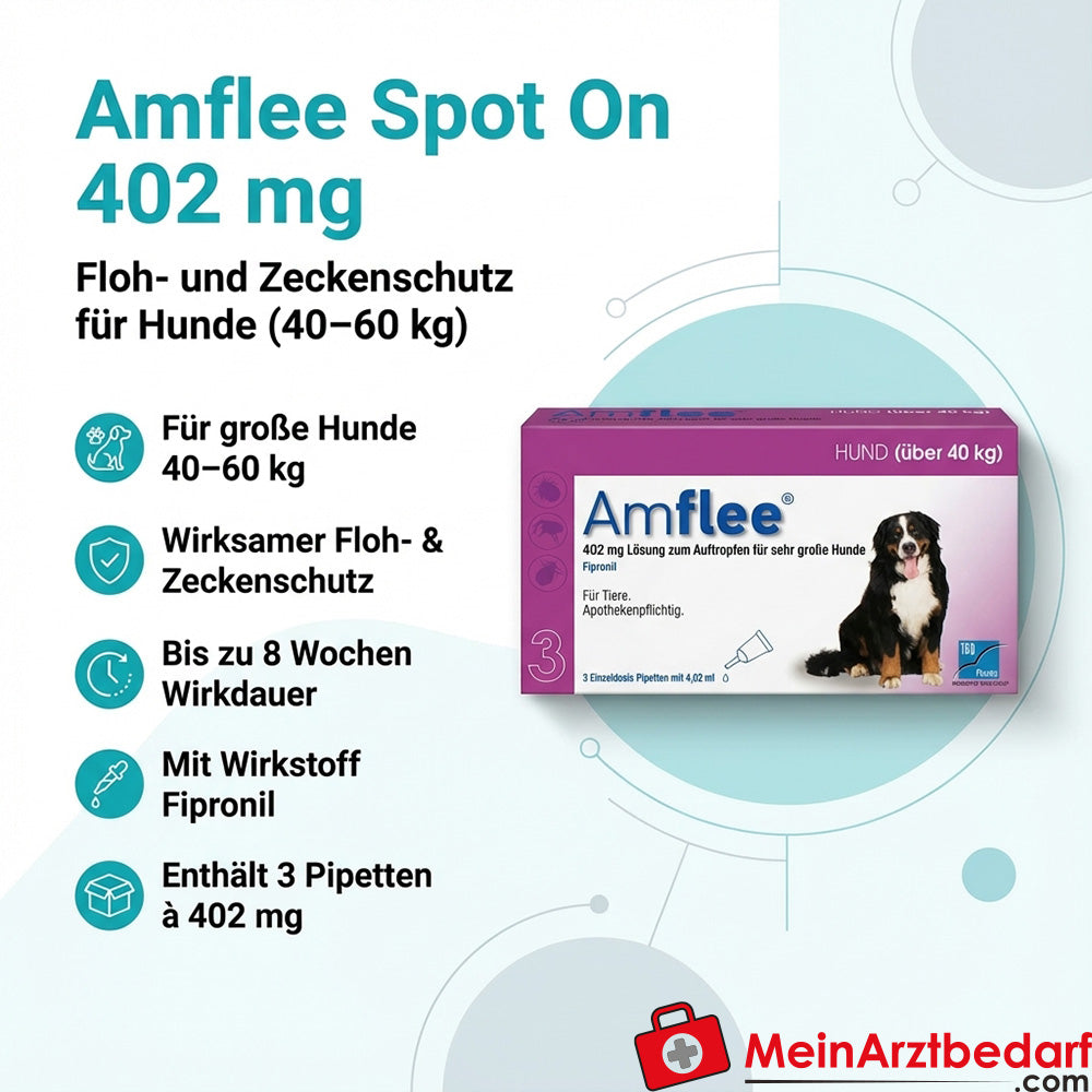 Amflee 402 mg für Hunde (40-60 kg), 3 St