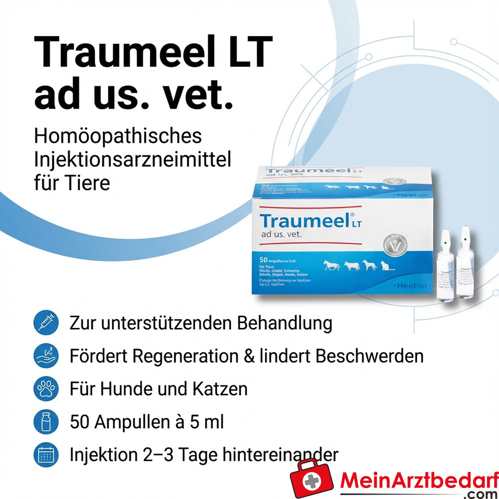 Traumeel LT ad us. vet. homöopathisches Injektionsarzneimittel 5 ml Ampullen 50 Stück